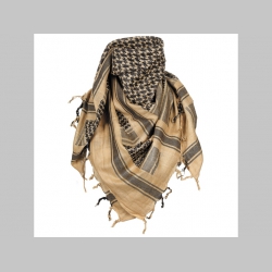šatka Arafatka hrubá čierno-béžová 100%bavlna